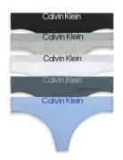 Thong 5Pk Patterned Calvin Klein