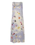 2263 Dry Viscose, Tank Long Dress Purple STINE GOYA