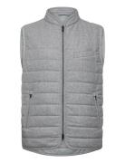 Light Padded Zip Through Vest Grey Lindbergh Black