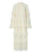Yasarizona Ls Long Lace Dress - D2D Cream YAS