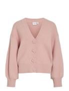 Viradia L/S Rose Cardigan Pink Vila