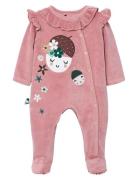 Velour Play Suit -Bci Pink Boboli