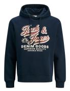 Jjelogo Sweat Hood 2 Col 25/26 Noos Navy Jack & J S
