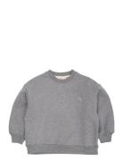 Classic Sweatshirt W. Logo Emb. Grey Copenhagen Colors