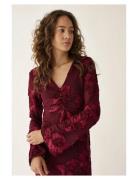 Kameyella C Dress Burgundy Noella