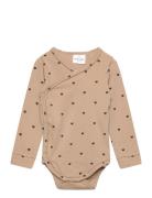 Tnsbnova L_S Wrap Body Brown The New