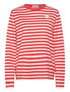 Tasaraita Unikko Ls Pink Marimekko