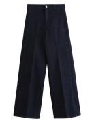 Trousers Denim Wide Crease Rin Navy Lindex