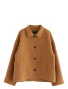 Jacka I Ullblandning Beige Lindex