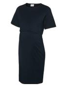 Mlmay June Ss Jrs Abk Dress 2F Navy Mamalicious