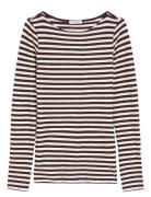 T-Shirts Long Sleeve Black Marc O'Polo