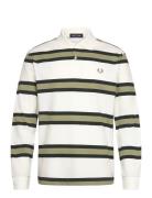 Jersey Stripe Polo Shirt Patterned Fred Perry