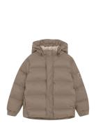 Jacket Quilt, Solid Beige En Fant