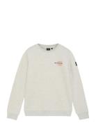 Loose Fit Sweat Melange Grey Indian Blue Jeans