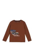T-Shirt Ls Brown Minymo