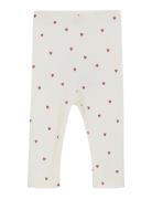 Leggings Aop Rib Cream Minymo