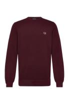 Pique Stitch Jumper Burgundy Fred Perry