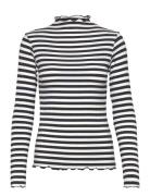 5X5 Stripe Trutte Tee Ls Red Mads Nørgaard