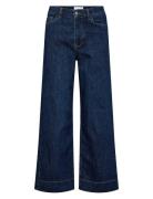 Nuparis Cropped Jeans - Dark Blue Navy Nümph