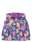 Fleece Jacket Floral Purple Boboli