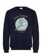 Hunted Sweatshirt Navy Makia