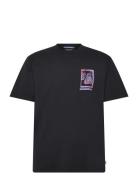 Relaxed Fit Front + Back Aw T-Shirt Black Scotch & Soda