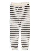 Merino Classic Rib Leggings W. Drawstrings Cream Copenhagen Colors