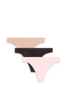 Thong 3 Pk Black Calvin Klein