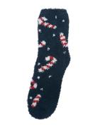 Kogchristmas Chinelle Sock In A Ball Acc Navy Kids Only