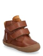 Boots - Flat - With Velcro Brown ANGULUS