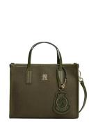 Th City Small Tote Melton Khaki Tommy Hilfiger