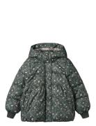 Puffer Jacket Karla Green Wheat