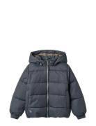 Puffer Jacket Cammoe Navy Wheat