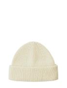 Slhmason Merino Sailor Wool Beanie Cream Selected