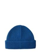 Slhmason Merino Sailor Wool Beanie Blue Selected
