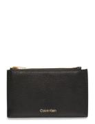Foil Logo Top Zip Cardcase Black Calvin Klein