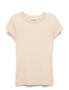 Fine Rib Tee Beige Filippa K