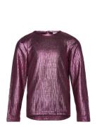 Tnprudence L_S Pleat Tee Purple The New