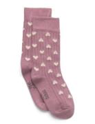 Minipop® Bamboo Heart Socks Pink Minipop
