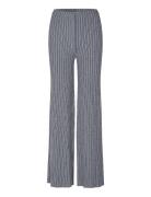 2356 Soft Rib, Long Flare Knit Pant Grey STINE GOYA