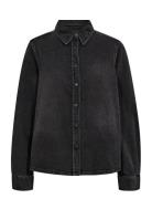 Trw-Ellen Denim Shirt Wash Milano B Black Tomorrow