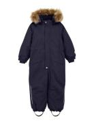 Snow Suit W. Fur Navy Minymo