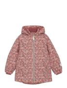Snow Jacket Aop Pink Minymo