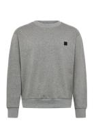 Fleece Crew Sweater Grey Marle Grey NEUW