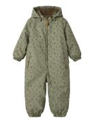 Nmmlasnow10 Snowsuit Aop Fo Lil Khaki Lil'Atelier