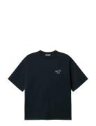 Blue Lacy Tee Black Nikben