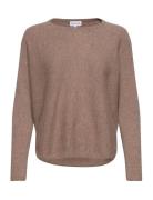 Curved Sweater Brown Davida Cashmere