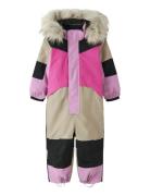 Nmnstorm12 Ski Suit Block Fo Pink Name It