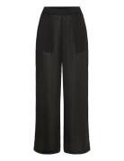 Terry Crinkle Trouser Black French Connection