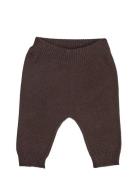 Pants, Flat Knit Merino Wool, Brown Brown Smallstuff